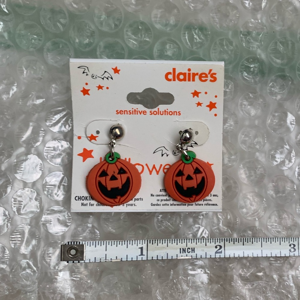 Pumpkin Earrings - Picture 5 of 7
